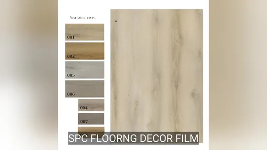 Hot Selling 1270 mm 1580mm PVC Decoration Film Print Film for Spc Flooring Production Line 