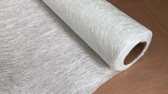 100g 225g 300g 450g 600 E Glass Powder Emulsion Fiberglass Chopped Strand Mat Glass Fiber Cloth for Boat Building Swimming Pool Car Automobile Parts Hand Lay up 