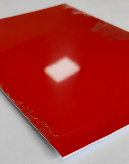 Premium Quality Red and White Acrylic PMMA/ABS Sheets for Versatile Applications 